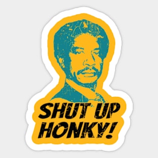 Artdrawing blue color - shut up honky! Sticker